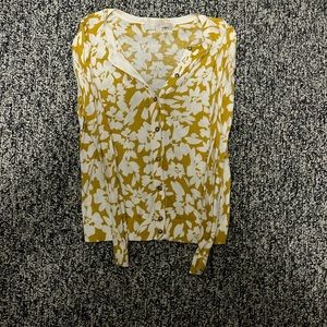 Loft printed cardigan